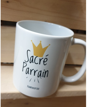 Mug Sacré parrain - Pompom...