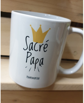 Mug Sacré papa - Pompom by Lou