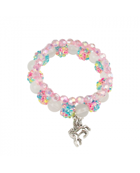 Bracelet perles Licorne -...