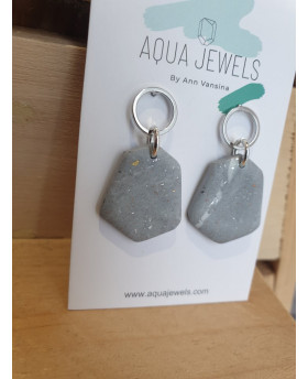 Boucle d'oreilles POL 0075 - Aqua Jewels