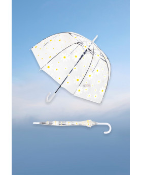 Parapluie Transparent - Fleurs
