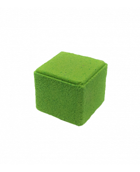 Bombe de bain Cube vert -...