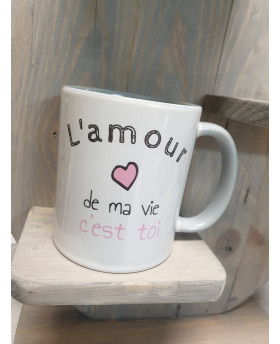 Mug L'amour de ma vie -...