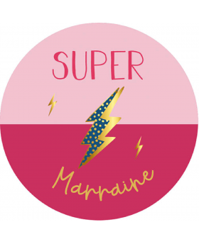 Magnet Super marraine - Kiub