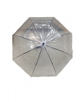 Parapluie transparent - Cils/Doré