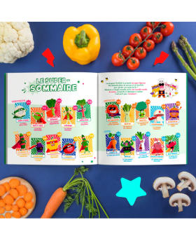 Livre kids Les supers légumes - Chefclub Kids