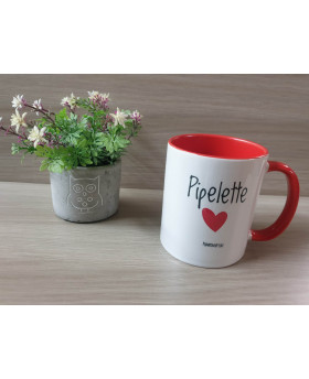 Mug Pipelette - Rouge -...