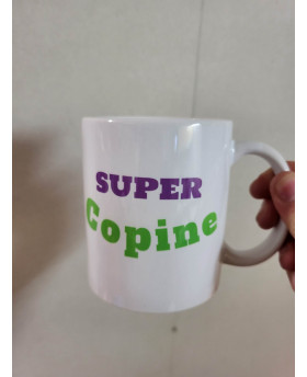 Mug Super copine - Pompom...