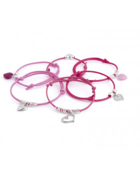 Kit création de bracelets Hearts Friendship Charm - Pipkits