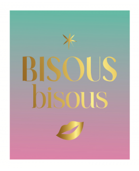 Carte postale Bisous bisous...