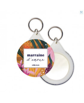 Porte-clés Marraine d'amour...