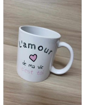 Mug L'amour de ma vie c'est...