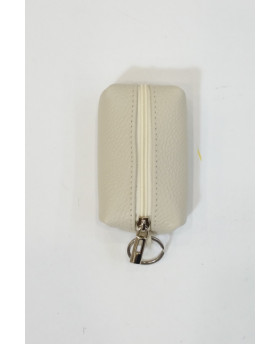 Porte-monnaie en cuir - Beige