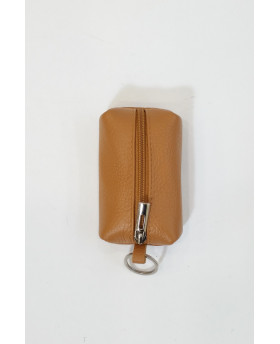 Porte-monnaie en cuir - Camel