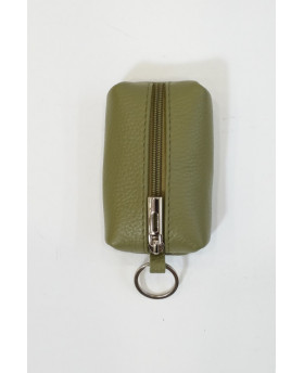 Porte-monnaie en cuir - Kaki