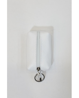 Porte-monnaie en cuir - Blanc