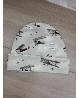 Bonnet Avion - Pompom by Lou