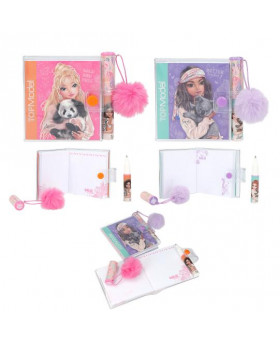 Bloc-notes avec stylo Rose/Mauve - Top Model