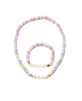 Set Collier + bracelet Cute...