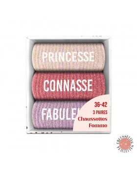 Coffret trio chaussettes...