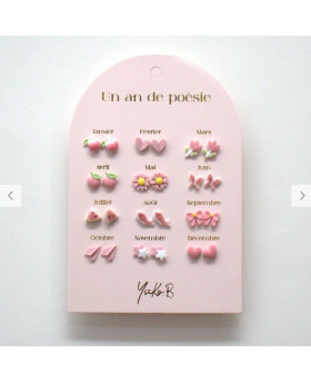 Boucles d'oreilles Un an de...