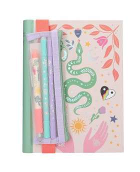 Carnet Serpent + stylos - Depesche