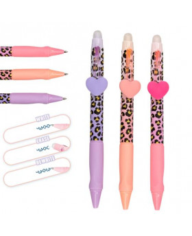 Stylos effaçables Coeur Mauve/Rose/Fuchsia - Depesche
