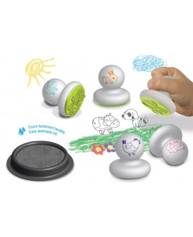 Mes premiers tampons Animaux de la ferme - CreaLign'