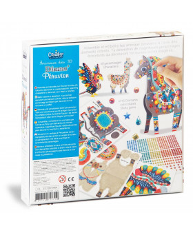 Animaux déco 3d Diams péruvien - CreaLign'