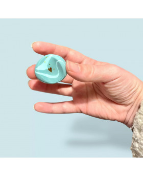 Galet anti-stress - Vert