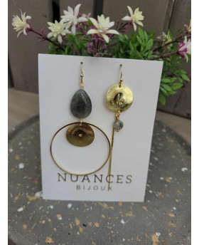 Boucles d'oreilles Tao -...