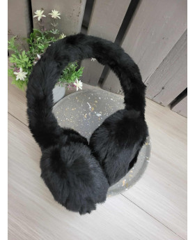 Cache-oreilles Coeur - Noir