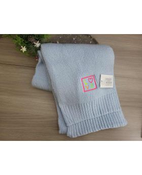 Echarpe Love - Bleu clair