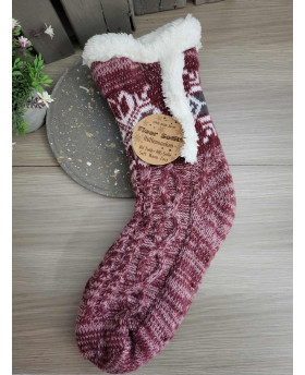 Grosses chaussettes - Bordeaux