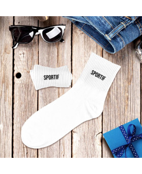 Chaussettes Sportif - Blanc