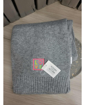 Echarpe Love - Gris