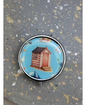 Boite à pilules Maison - Bleu