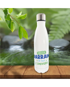 Bouteille isotherme Meilleur parrain de tout l'univers