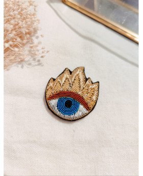 Broche Oeil - Doré