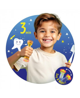 Sablier Etoile - Jaune/Vert/Rose/Bleu