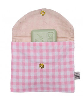 Pochette à savon Rose - Poule House