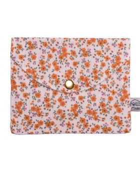 Pochette à savon Fleurs -...