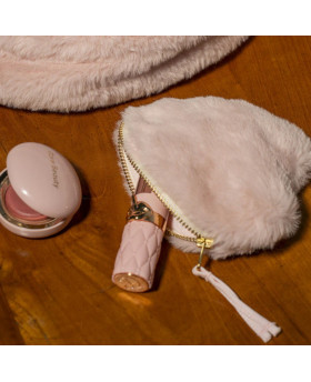 Mini Trousse Coeur Beige - Poule House