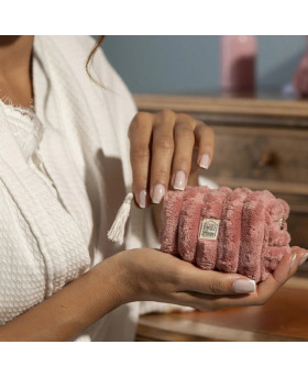 Mini trousse matelassée Rose - Poule House