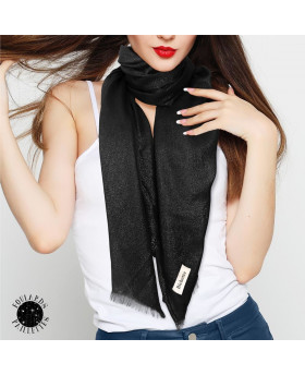 Foulard paillettes Bichette - Noir