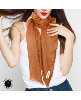 Foulard paillettes Irrésistible - Orange