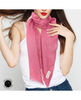 Foulard paillettes Jolie nana - Rose