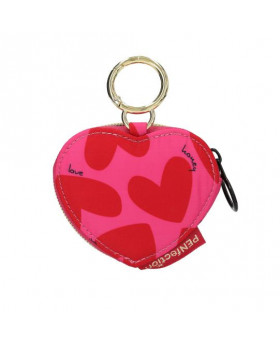 Porte-monnaie Coeur Rose -...