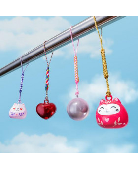 Grigri Charm - Chat Rose clair - PENFection