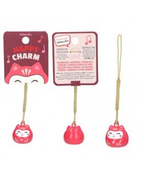 Grigri Charm - Chat Fuchsia...